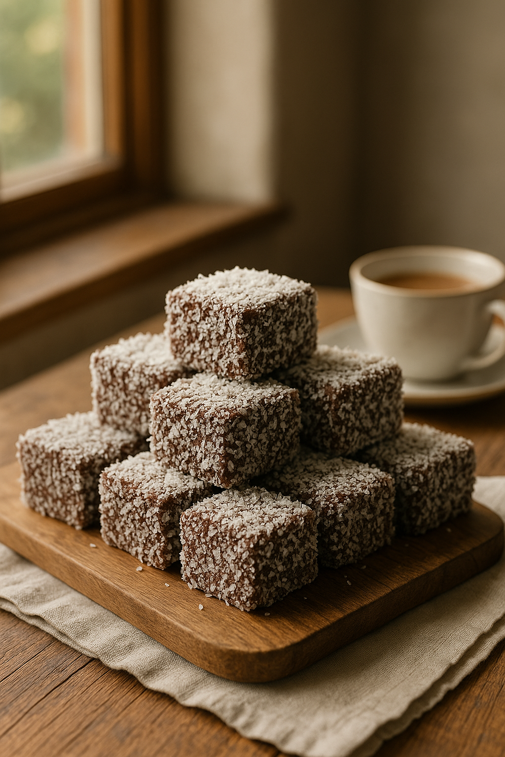 Homemade Lamingtons